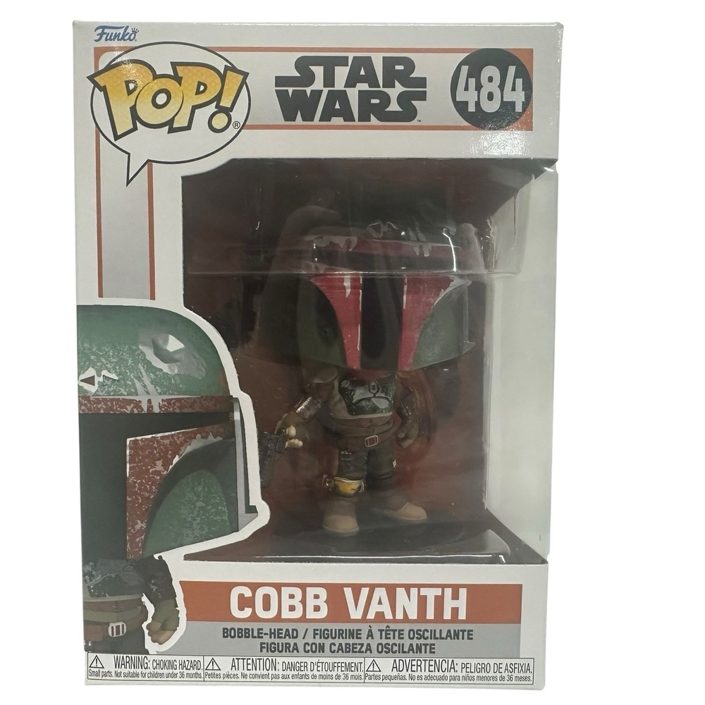 Funko Pop Star Wars The Mandalorian Cobb Vanth 484 Vinyl Bobble-Head Figure